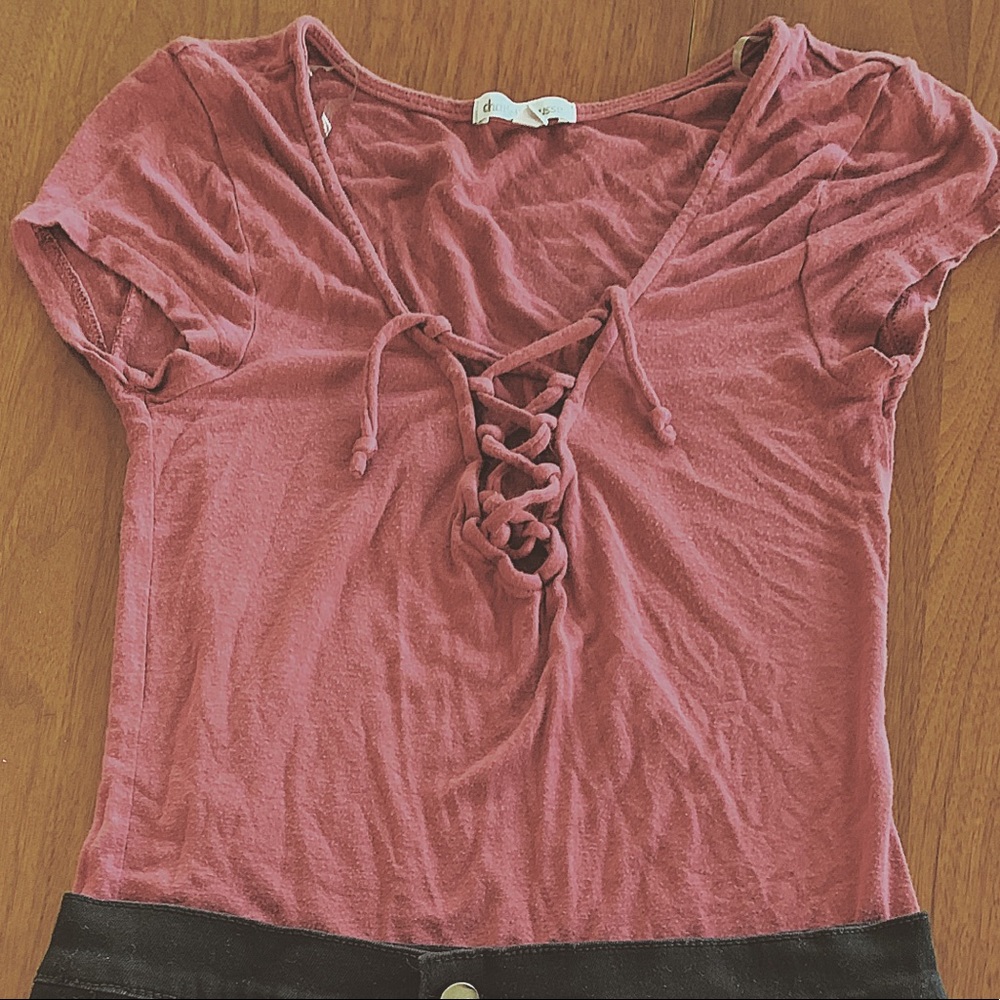 Charlotte Russe Short Sleeve Top